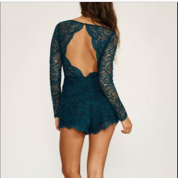 Lovers+Friends Eve Romper, sz L - Picture 4 of 4